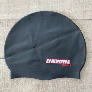 ENERGYM Sport Women's Black Swimming Cap One Size